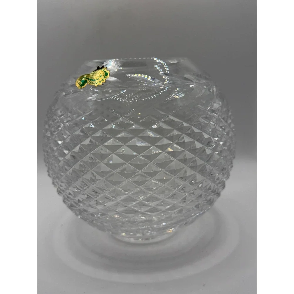 Waterford‎ Crystal Glandore 6 inch Rose Bowl Vintage Made in Ireland 214-518